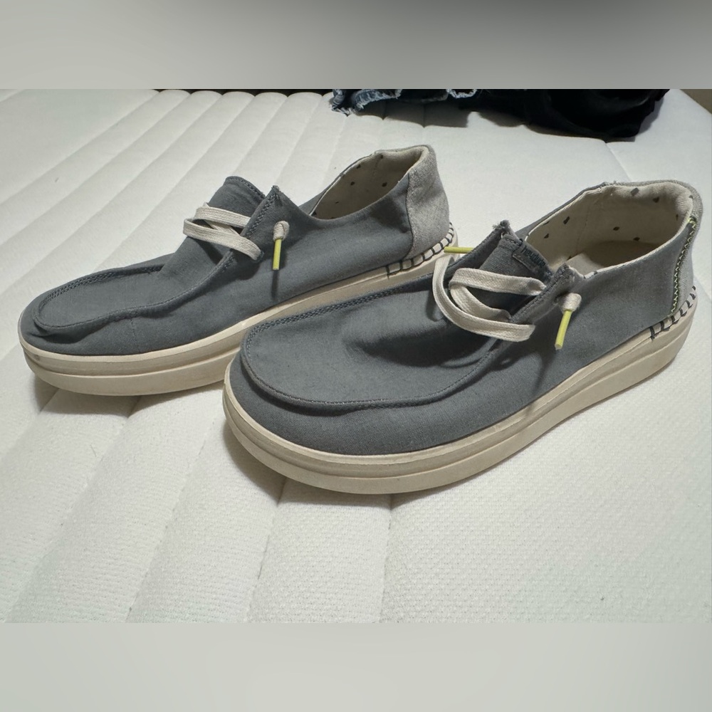 Hey Dude Gray Women’s Slip-On Loafers